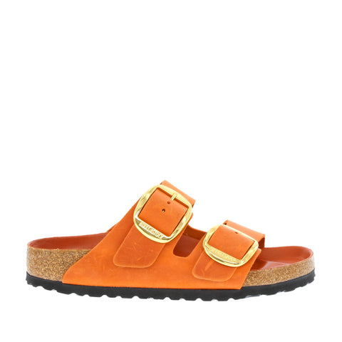 Birkenstock 'Arizona Big Buckle' / Burnt Orange Oiled Leather