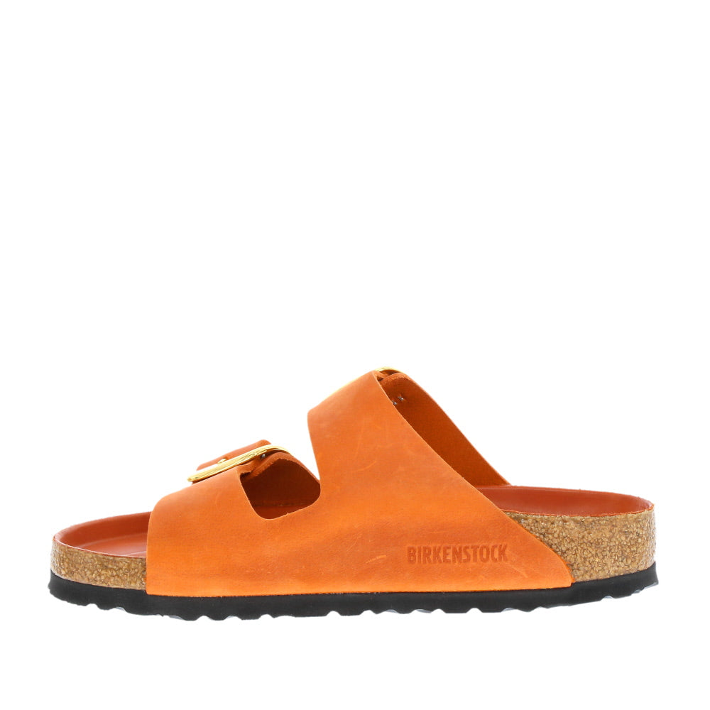 Birkenstock 'Arizona Big Buckle' / Burnt Orange Oiled Leather