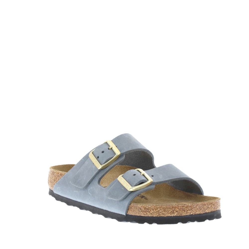 Birkenstock 'Arizona' / Basalt Grey Oiled Leather