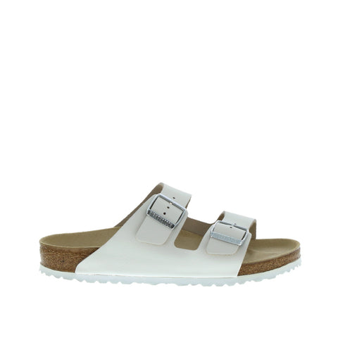 Birkenstock 'Arizona' / White Grained Leather
