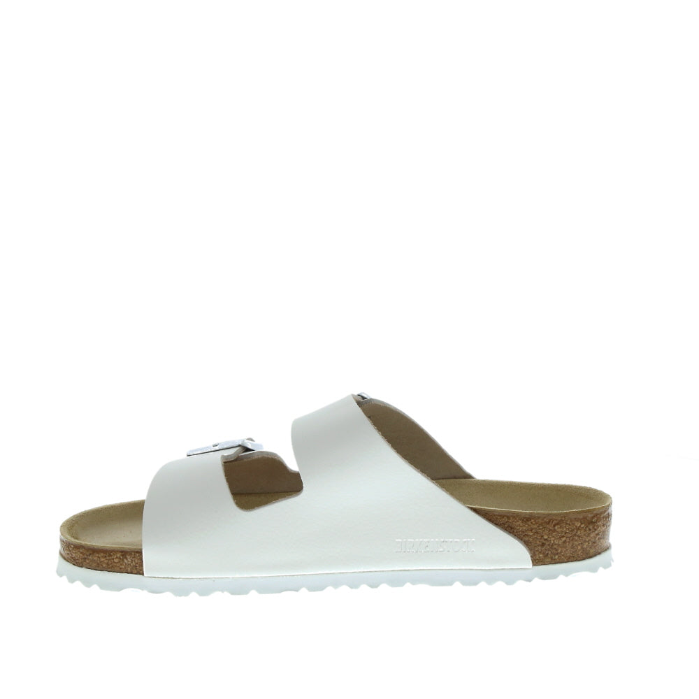 Birkenstock 'Arizona' / White Grained Leather