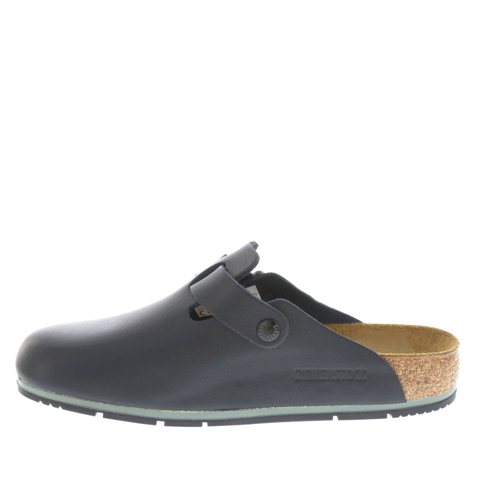 Birkenstock 'Boston Pro' / Black PU Coated/Oiled Leather