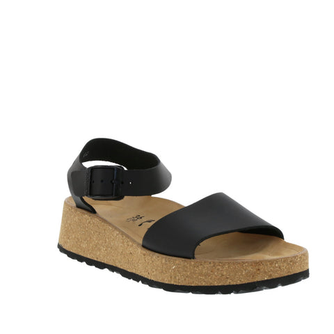 Birkenstock 'Glenda Narrow' / Black Smooth Leather