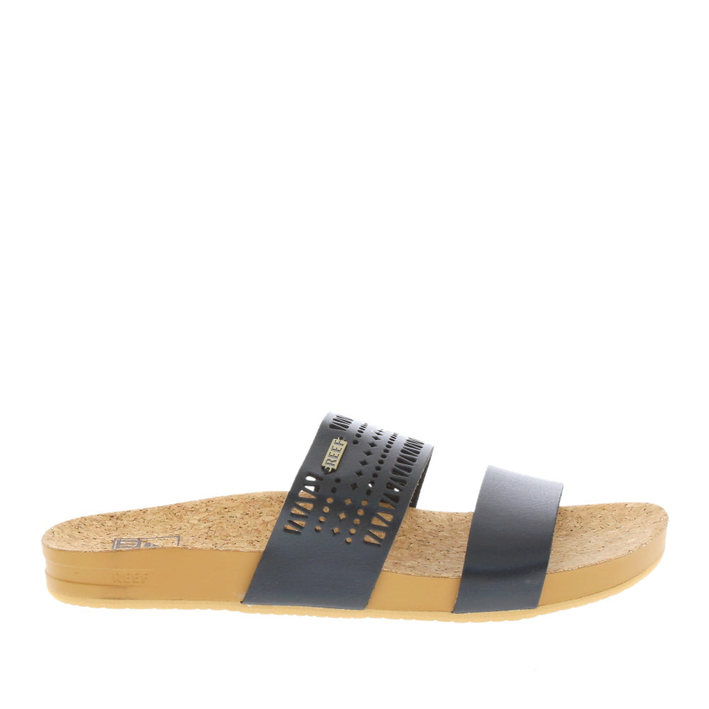Reef 'Cushion Vista Perf' / Black/Tan