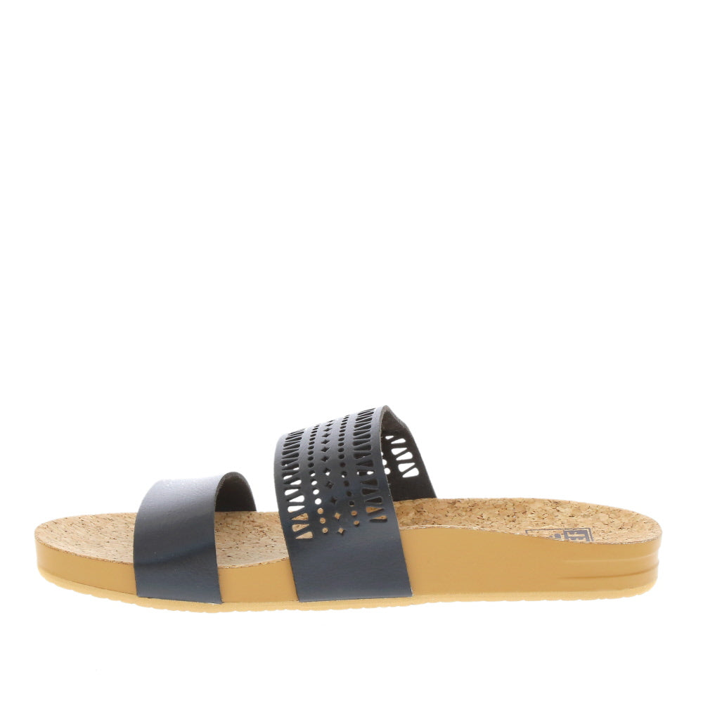 Reef 'Cushion Vista Perf' / Black/Tan