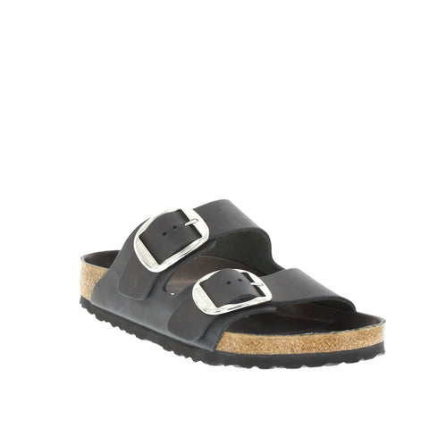 Birkenstock 'Arizona Big Buckle' / Black Oiled Leather
