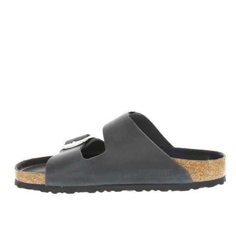 Birkenstock 'Arizona Big Buckle' / Black Oiled Leather
