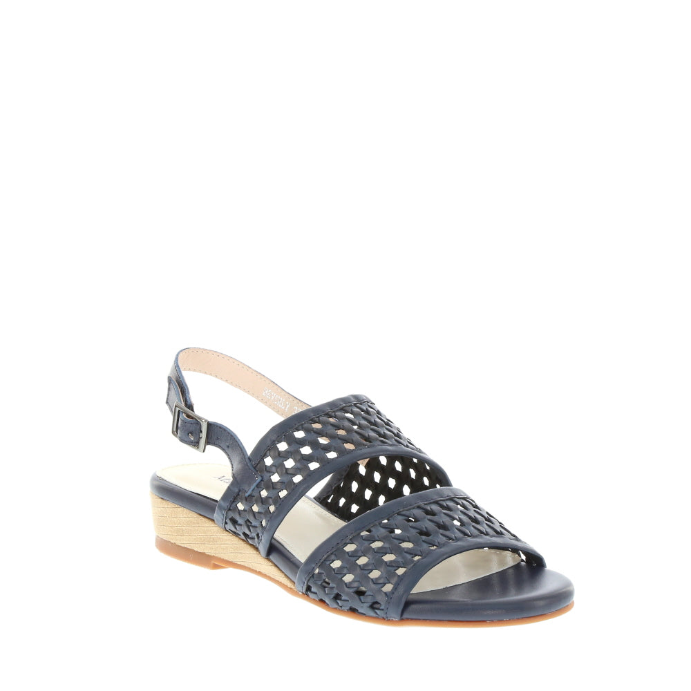 Marco Santini 'Beverley' / Navy Weave