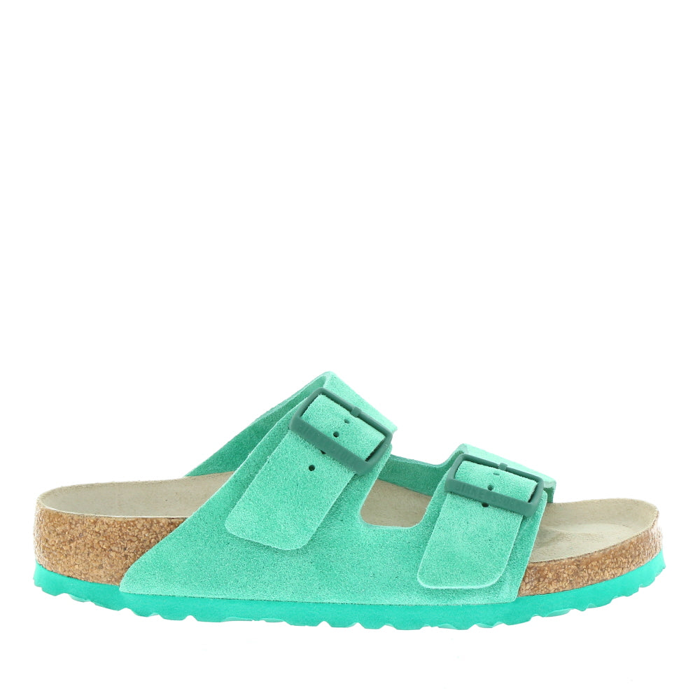 Birkenstock 'Arizona SFB' / Bold Green Suede Leather