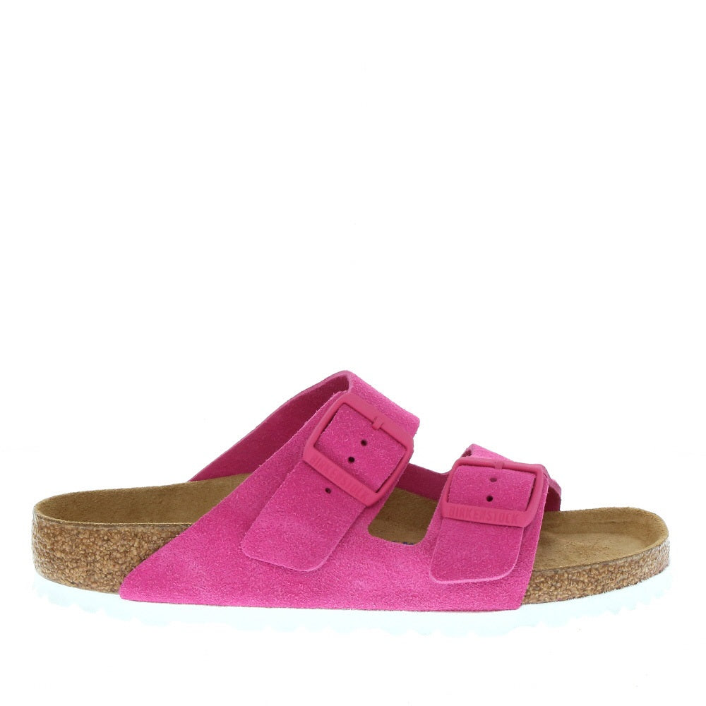 Birkenstock 'Arizona SFB' / Fuchsia Tulip Suede Leather