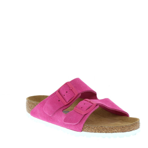 Birkenstock 'Arizona SFB' / Fuchsia Tulip Suede Leather