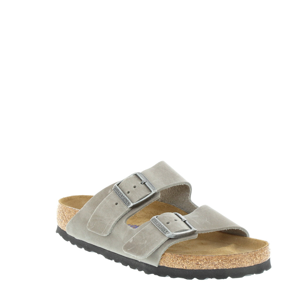 Birkenstock 'Arizona SFB' / Iron Oiled Leather