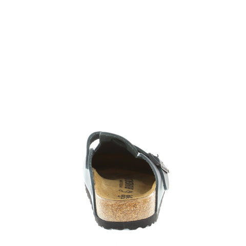Birkenstock 'Boston' / Black Smooth Leather
