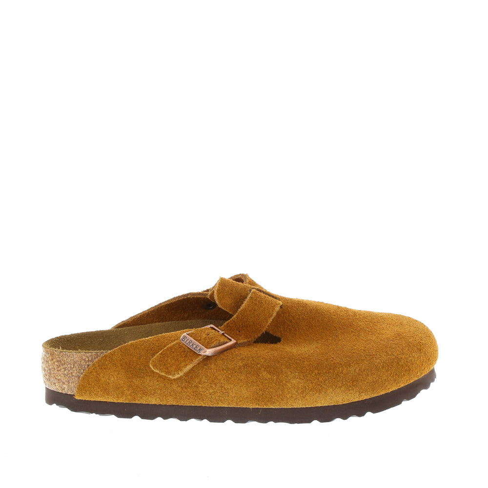 Birkenstock 'Boston SFB' / Mink Suede Leather