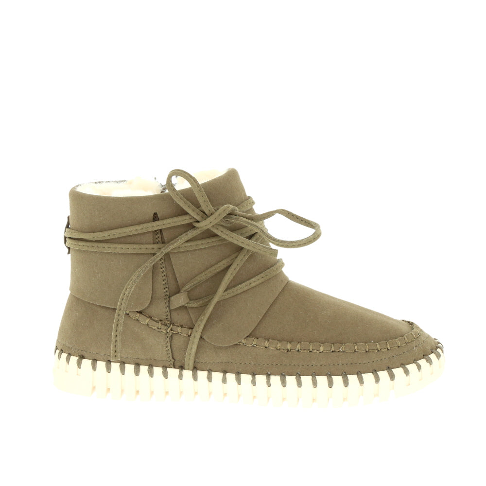 Ilse Jacobsen 'Tulip Tie Boot' / Deep Olive