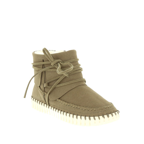 Ilse Jacobsen 'Tulip Tie Boot' / Deep Olive