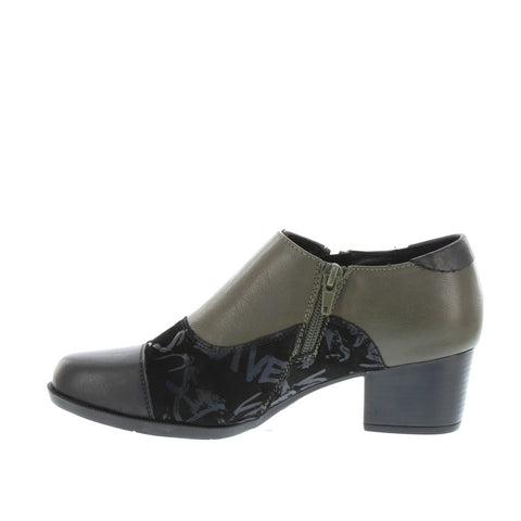 Alfie & Evie 'Lester' / Khaki/Black Graffiti