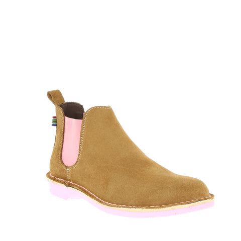 Veldskoen 'Chelsea Boot' / Uhambo Pink