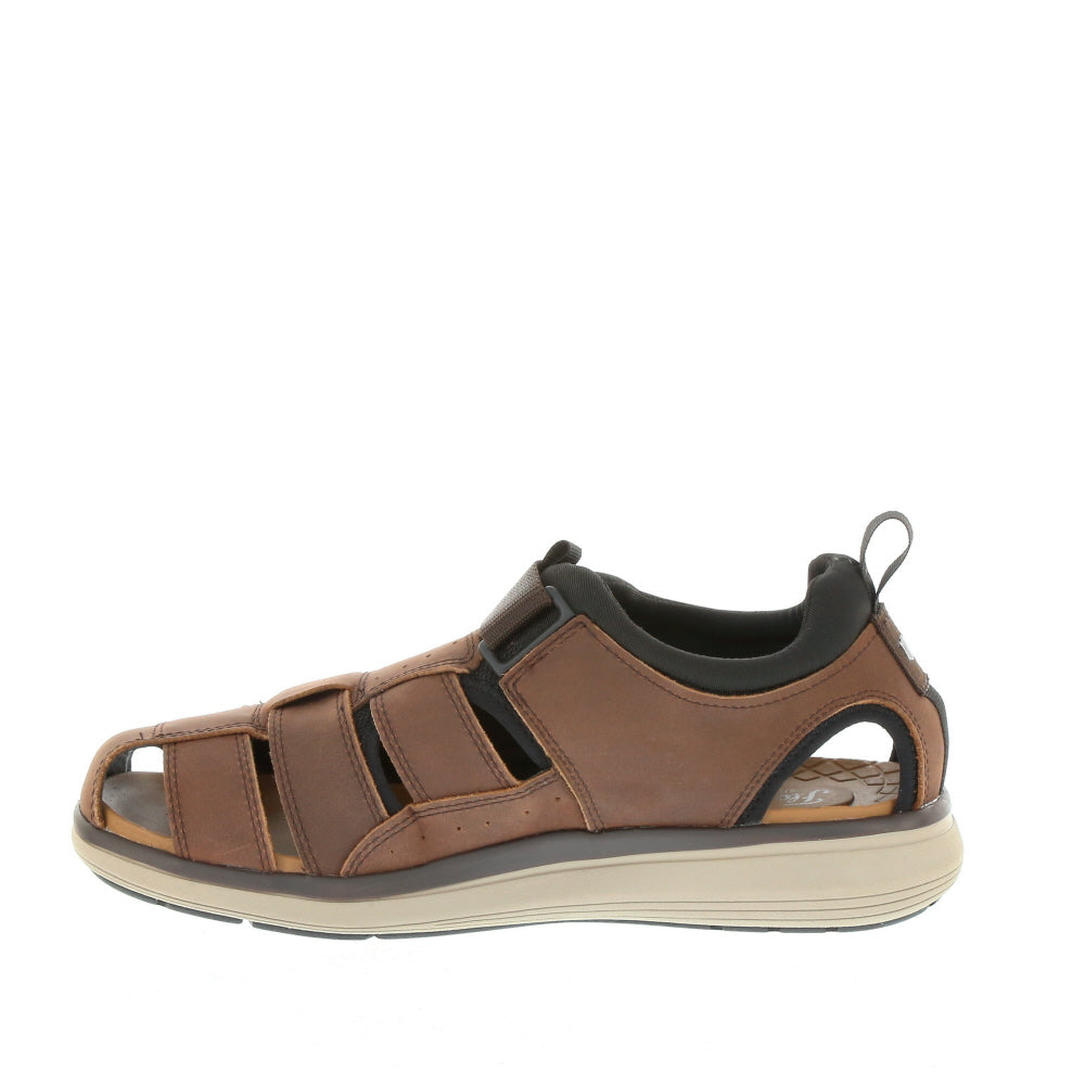 Florsheim 'Venture Fisherman Sandal' / Brown W Khaki Sole